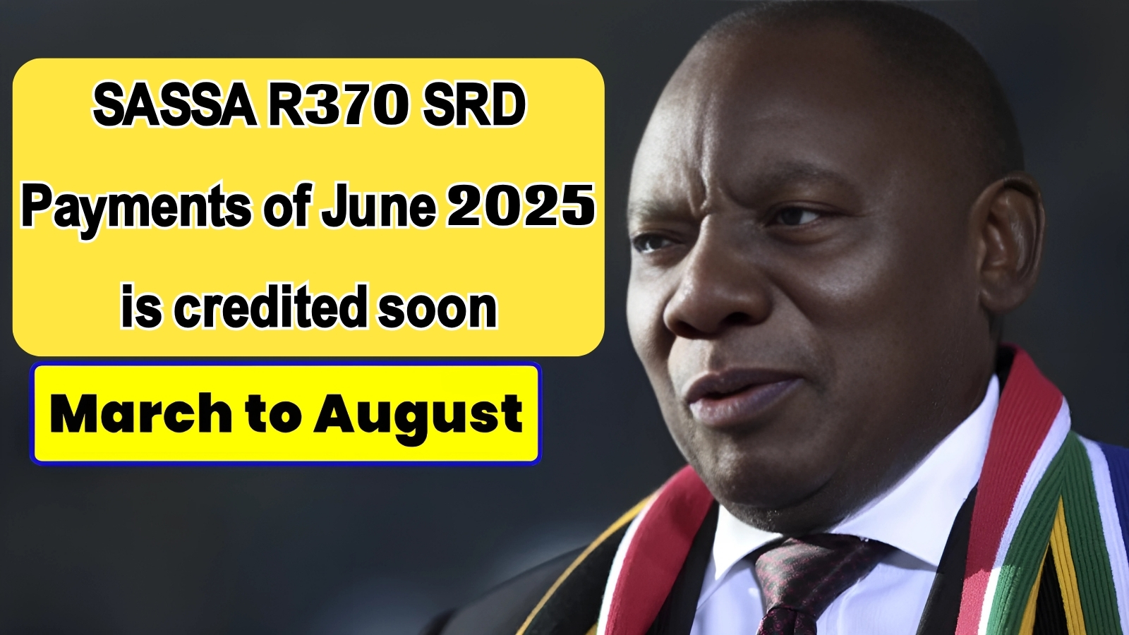 SASSA R370 SRD Payments